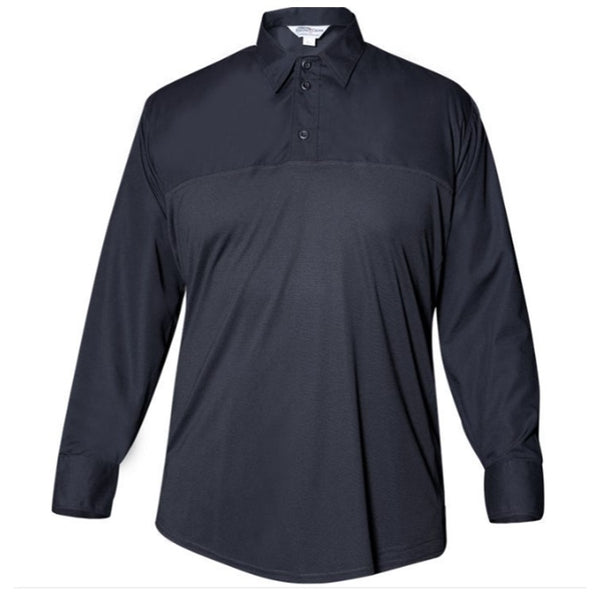 FLYING CROSS POLY WOOL HYBRID SHIRT 37.5 DARK NAVY LONG SLEEVE | 05VS84-86