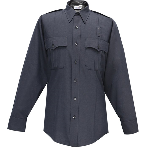 FLYING CROSS JUSTICE POLY/WOOL MENS LAPD NAVY LONG-SLEEVE SHIRT | 07W84-86