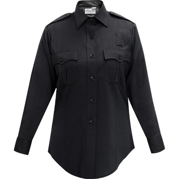 FLYING CROSS JUSTICE POLY/WOOL WOMENS LAPD NAVY LONG-SLEEVE SHIRT | 107W84-86