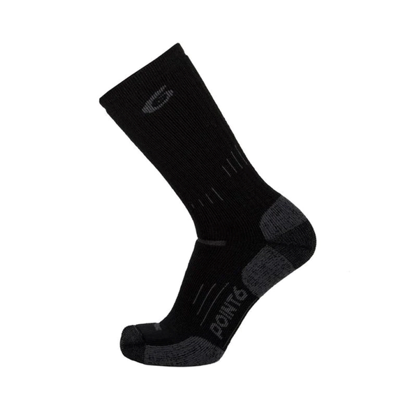 POINT6 OPERATOR HEAVY MID-CALF BLACK SOCKS - 37.5 TECHNOLOGY | 11-3400-204