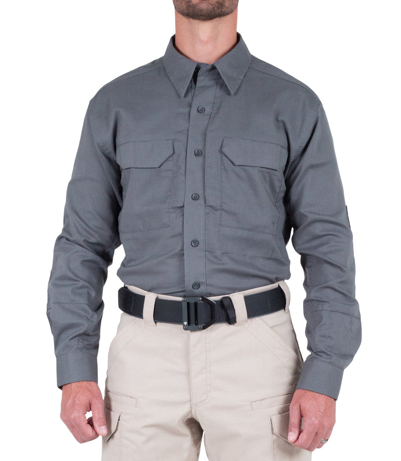 First Tactical Men's V2 Tactical Long Sleeve Shirt | Wolf Grey | 111006