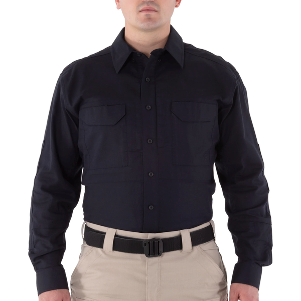 First Tactical Men's V2 Pro Performance Short Sleeve Shirt | Midnight Navy | 112012