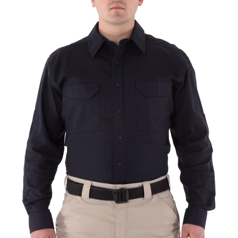 First Tactical Men's V2 Tactical Long Sleeve Shirt | Midnight Navy | 111006