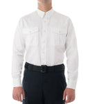 First Tactical Men's Cotton Station Long Sleeve Shirt | White | 111009