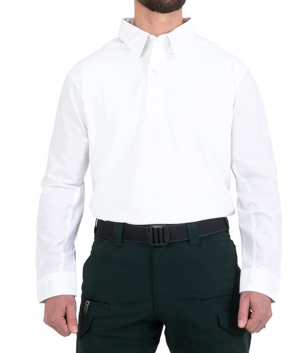 First Tactical Men's V2 Pro Performance Long Sleeve Shirt | White | 111015
