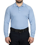 First Tactical Men's Performance Long Sleeve Polo | Medium Blue | 111503