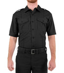 First Tactical Men's V2 PRO DUTY Uniform Short Sleeve Shirt | Black | 112001