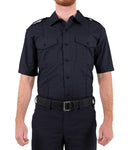 First Tactical Men's V2 PRO DUTY Uniform Short Sleeve Shirt | Midnight Navy | 112001
