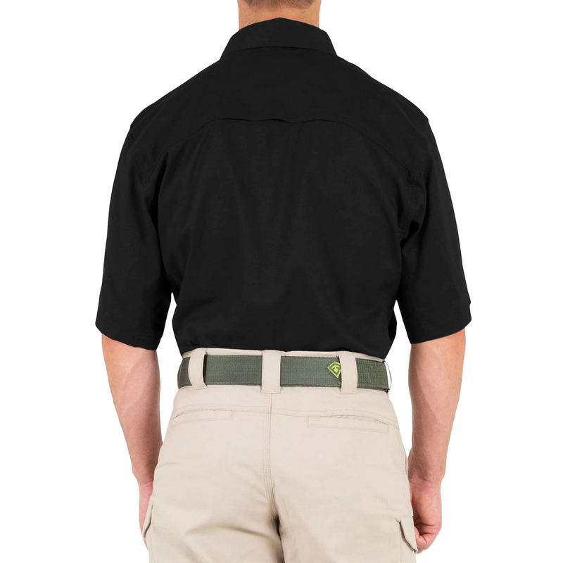 First Tactical Men's V2 Tactical Short Sleeve Shirt | Black | 112007