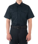 First Tactical Men's Cotton Station Short Sleeve Shirt | Midnight Navy | 112008