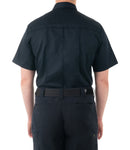 First Tactical Men's Cotton Station Short Sleeve Shirt | Midnight Navy | 112008
