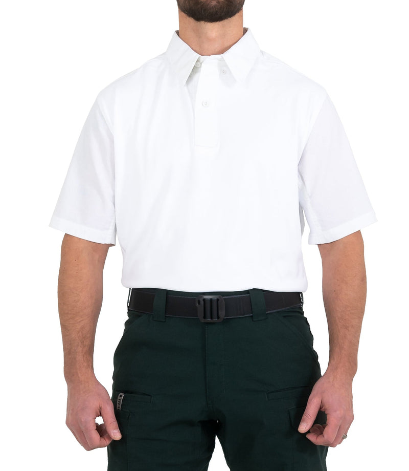 First Tactical Men's V2 Pro Performance Short Sleeve Shirt | White | 112012