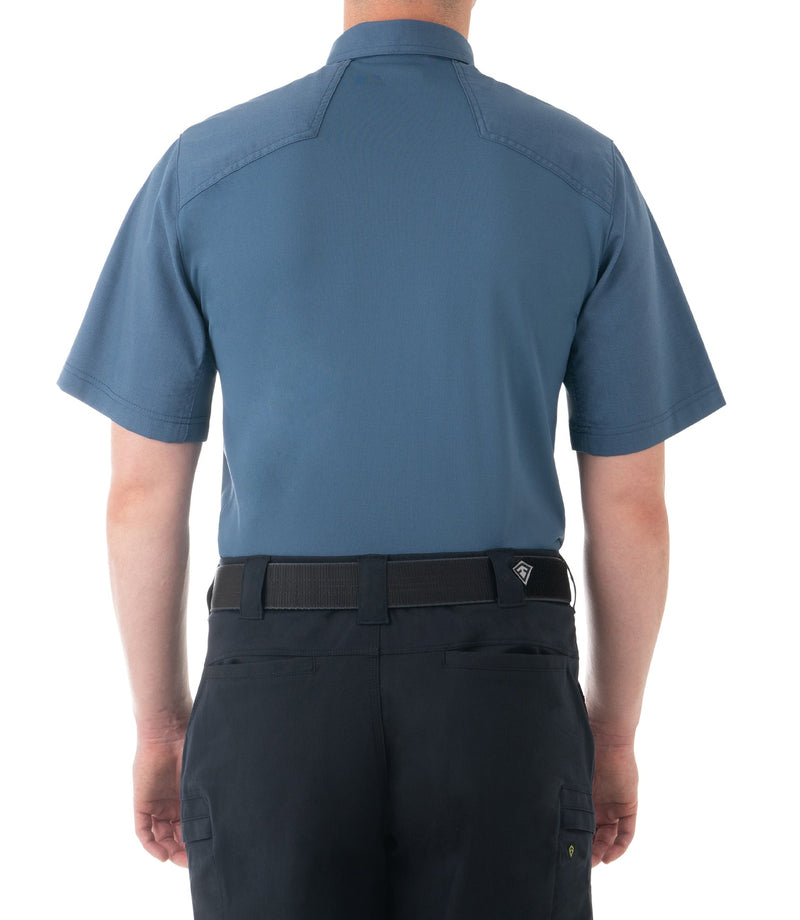 First Tactical Men's V2 Pro Performance Short Sleeve Shirt | French Blue | 112012