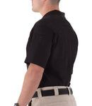 First Tactical Men's Cotton Short Sleeve Polo Pen Pocket | Black | 112508