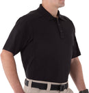 First Tactical Men's Cotton Short Sleeve Polo Pen Pocket | Black | 112508