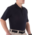 First Tactical Men's Cotton Short Sleeve Polo Pen Pocket | Midnight Navy | 112508