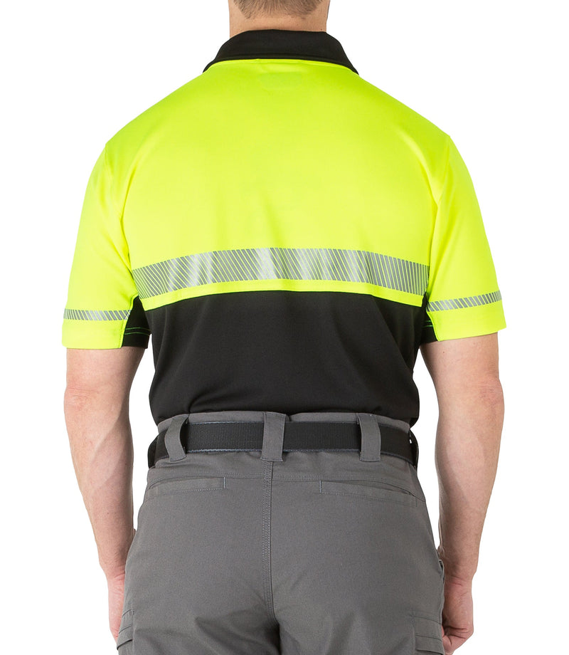 First Tactical Men's Bike Polo | Hi-Vis Yellow | 112516