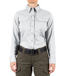 First Tactical Women's V2 Tactical Long Sleeve Shirt | White | 121006