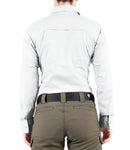 First Tactical Women's V2 Tactical Long Sleeve Shirt | White | 121006