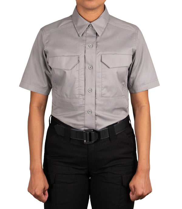 First Tactical Women's V2 Tactical Short Sleeve Shirt | Wolf Grey | 122007