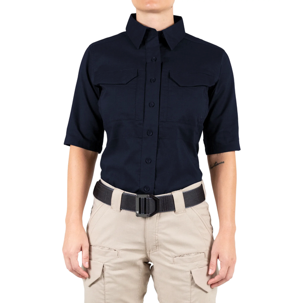 First Tactical Women's V2 Tactical Short Sleeve Shirt | Midnight Navy | 122007