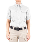 First Tactical Women's V2 Tactical Short Sleeve Shirt | White | 122007