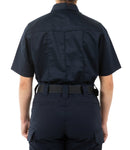 First Tactical Women's Cotton Station Short Sleeve Shirt | Midnight Navy | 122008