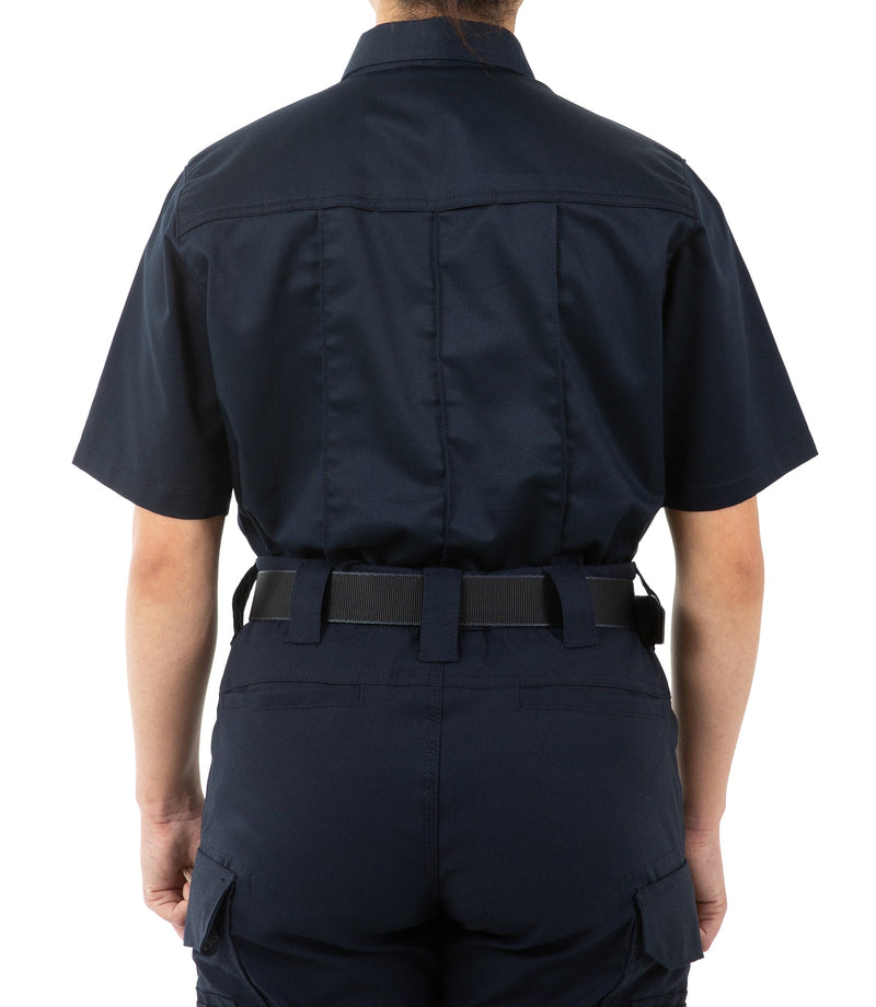 First Tactical Women's Cotton Station Short Sleeve Shirt | Midnight Navy | 122008