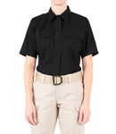 First Tactical Women's V2 BDU Short Sleeve | Black | 122009
