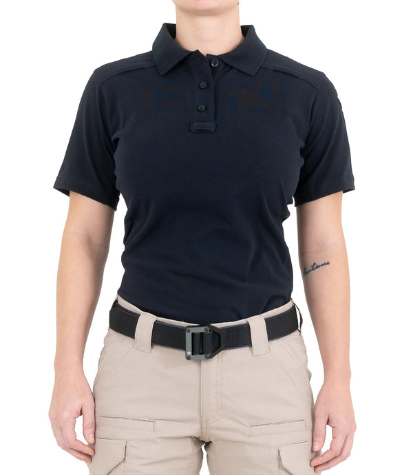 First Tactical Women's Cotton Short Sleeve Polo | Midnight Navy | 122508