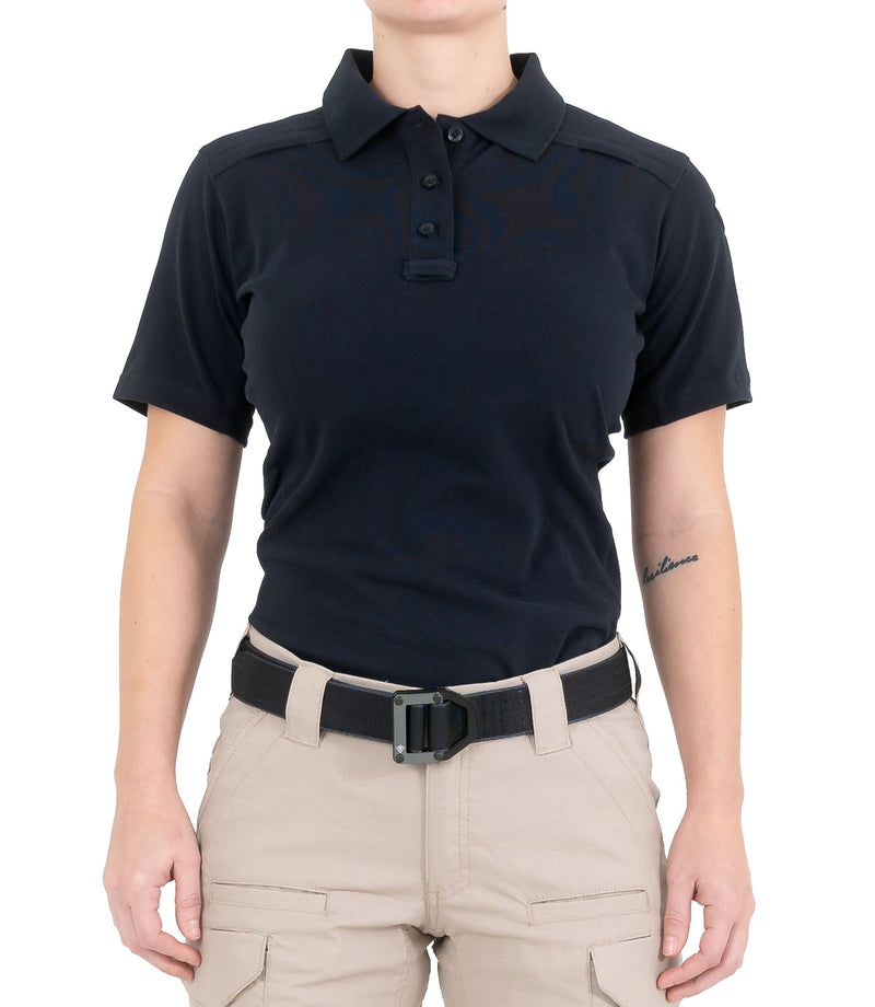 First Tactical Women's Cotton Short Sleeve Polo | Midnight Navy | 122508