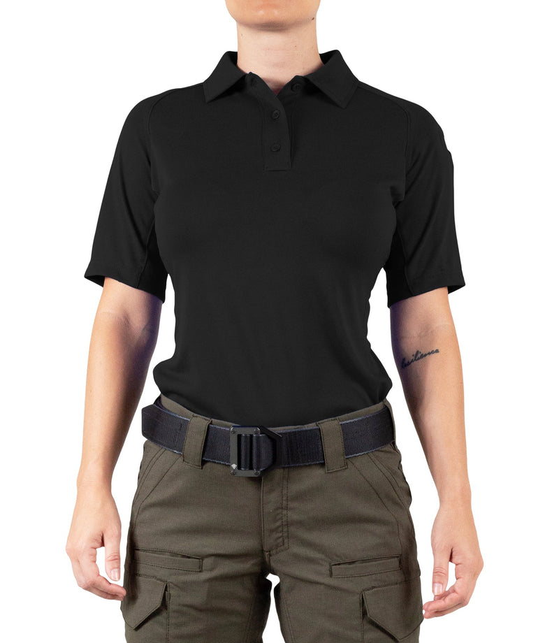 First Tactical Women's Performance Short Sleeve Polo | Black | 122509