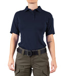 First Tactical Women's Performance Short Sleeve Polo | Midnight Navy | 122509