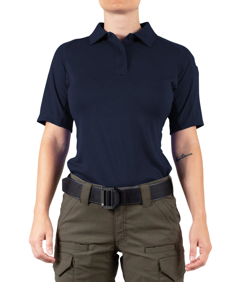 First Tactical Women's Performance Short Sleeve Polo | Midnight Navy | 122509