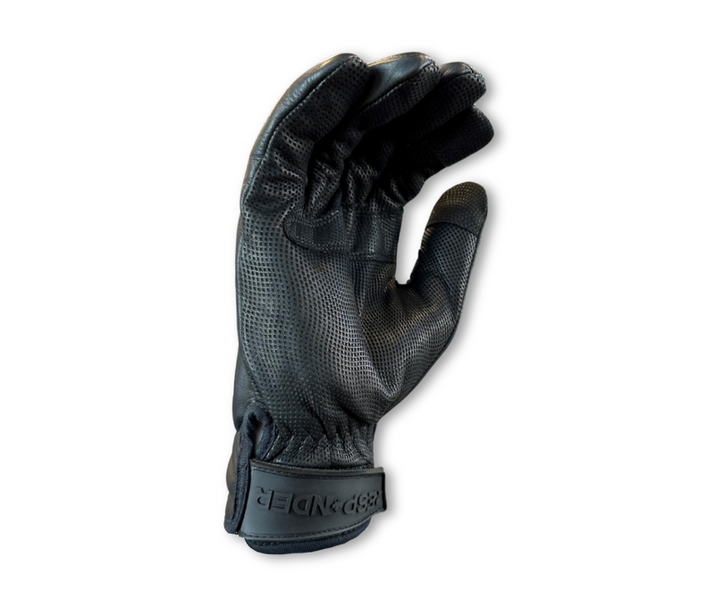 WINTER GLOVE BLACK | DIGITAL LEATHER PALM |THINSULATE LINED | TOUCH SCREEN