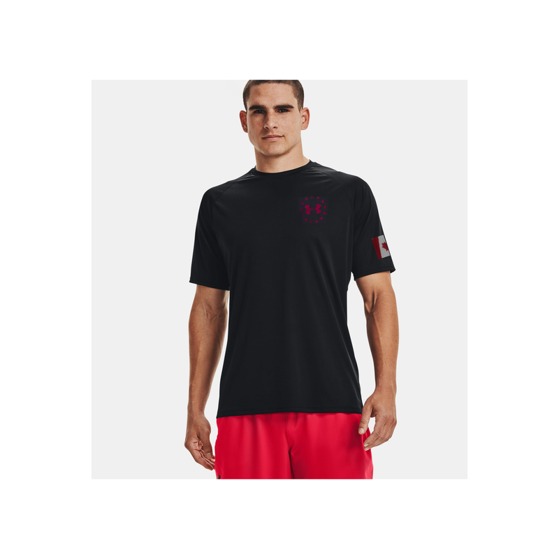 UNDER ARMOUR® FREEDOM WORDMARK BLACK T-SHIRT | 1329933-001