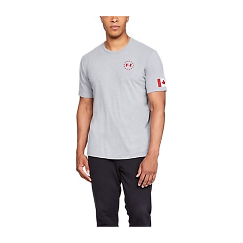 UNDER ARMOUR® FREEDOM WORDMARK GREY T-SHIRT | 1329933-035