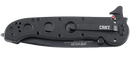 CRKT M16-14ZLEK Law Enforcement Tanto w/ Triple Point Serrations | Black | M16-14ZLEK