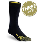 First Tactical 9" Cotton Duty Socks, 3 pack | Black | 160002