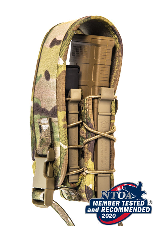 HSGI: DOUBLE DECKER® TACO® - COVERED This pouch combines our rifle mag pouch and pistol mag pouch into one secure unit.