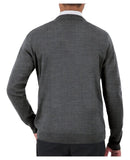 Cobmex "Cashmere"-Like V Neck Long Sleeve Pullover | Executive Grey | 2009