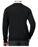 Cobmex V-Neck Long Sleeve Pullover | Black | 2010