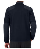 Cobmex V-Neck Zip Front Fleece Lined "Commando" Sweater | Dark Navy | 2020