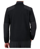 Cobmex V-Neck Zip Front Fleece Lined "Commando" Sweater | Black | 2020