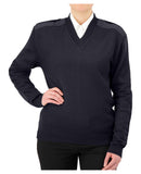 Cobmex V-Neck “Military” Sweater | Dark Navy | 2025