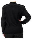 Cobmex V-Neck “Military” Sweater | Black | 2026