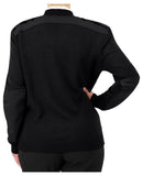 Cobmex V-Neck “Military” Sweater | Black | 2025