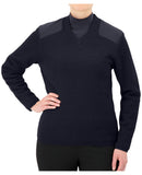 Cobmex V-Neck Fleece Lined "Commando" Sweater | Dark Navy | 2030