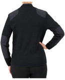 Cobmex V-Neck Fleece Lined "Commando" Sweater | Black | 2030