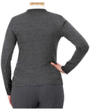 Cobmex Ladies "Cashmere"-Like V-Neck Long Sleeve Pullover | Executive Grey | 2109